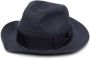 Borsalino Fedora hoed Blauw - Thumbnail 1