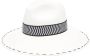 Borsalino Fedora hoed met brede rand Wit - Thumbnail 1