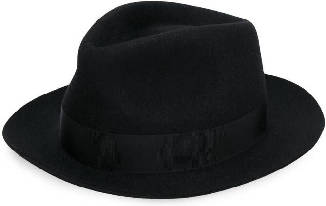 Borsalino Fedora hoed Zwart
