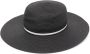 Borsalino Gevlochten hoed Zwart - Thumbnail 1