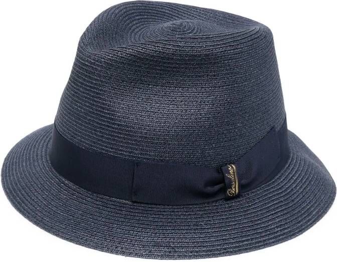 Borsalino Geweven hoed Blauw
