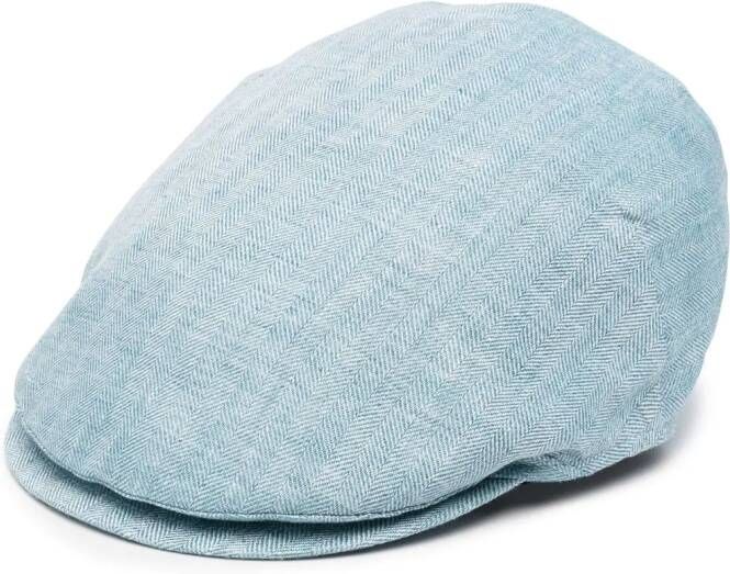 Borsalino Linnen pet Blauw