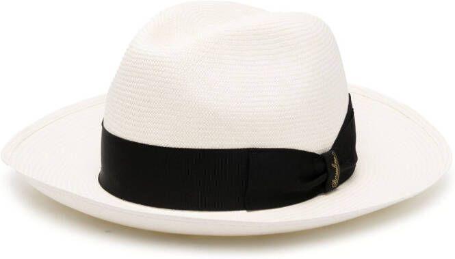 Borsalino Panama hoed Wit