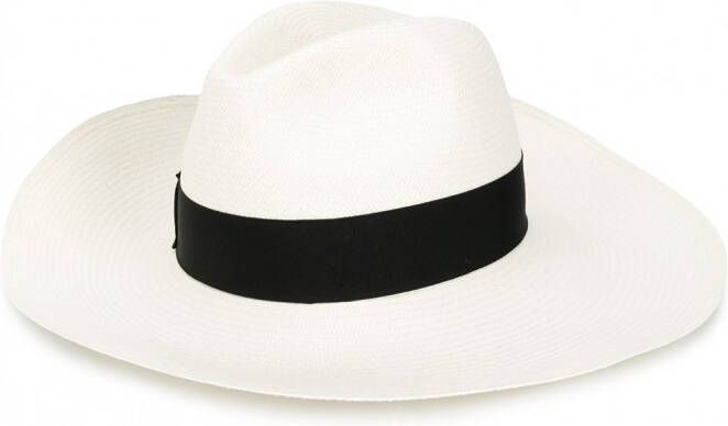 Borsalino Sophie Panama hoed Wit