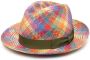 Borsalino Zonnehoed met strikdetail Groen - Thumbnail 1