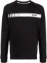 BOSS Katoenen sweater Zwart - Thumbnail 1