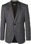 BOSS Blazer met enkele rij knopen Grijs - Thumbnail 1