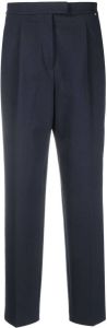 BOSS cropped tailored trousers Blauw