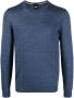 BOSS Gebreide trui Blauw - Thumbnail 1