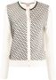 BOSS Gestreept vest Wit - Thumbnail 1