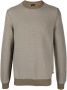 BOSS Intarsia trui Groen - Thumbnail 1