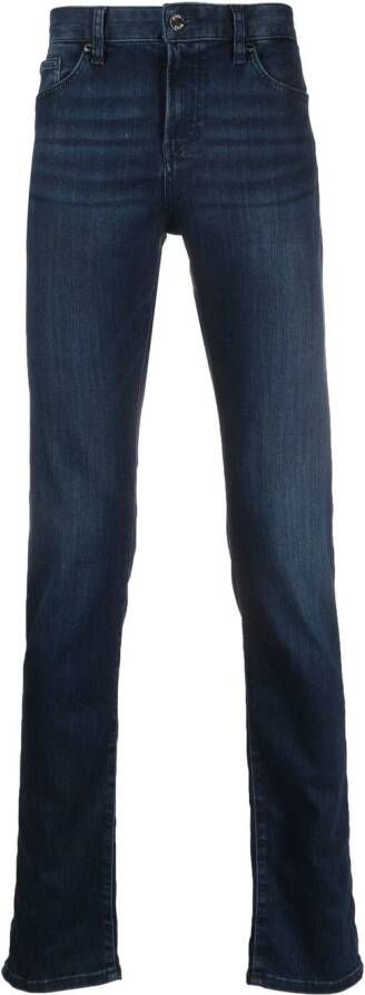 BOSS Jeans met logopatch Blauw