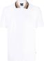 BOSS Katoenen poloshirt Wit - Thumbnail 1