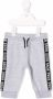 BOSS Kidswear Broek met logostreep Grijs - Thumbnail 1