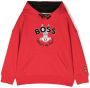 BOSS Kidswear Hoodie met print Rood - Thumbnail 1