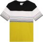 BOSS Kidswear Gestreept T-shirt Zwart - Thumbnail 1
