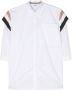 BOSS Kidswear Gestreepte blousejurk Wit - Thumbnail 1