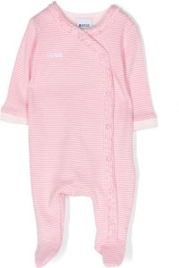 BOSS Kidswear Gestreepte pyjama Roze