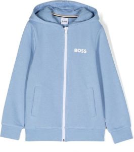 BOSS Kidswear Gewatteerd jack Blauw