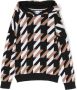 BOSS Kidswear Hoodie met abstract patroon Zwart - Thumbnail 1