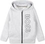 BOSS Kidswear Hoodie met logoprint Grijs - Thumbnail 1