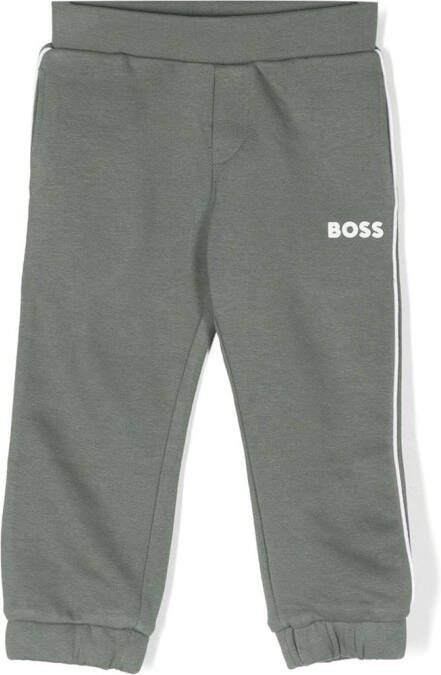 BOSS Kidswear Trainingsbroek met logo Groen