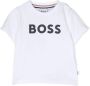 BOSS Kidswear T-shirt met logo-reliëf Wit - Thumbnail 1