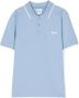 BOSS Kidswear Poloshirt met logo-reliëf Blauw - Thumbnail 1