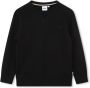 BOSS Kidswear Sweater met geborduurd logo Zwart - Thumbnail 1