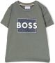 BOSS Kidswear T-shirt met logoprint Groen - Thumbnail 1