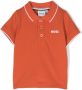 BOSS Kidswear Poloshirt met logoprint Oranje - Thumbnail 1