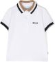 BOSS Kidswear Poloshirt met logoprint Wit - Thumbnail 1