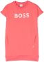 BOSS Kidswear Jurk met logoprint Roze - Thumbnail 1