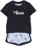 BOSS Kidswear Shorts set met logoprint Blauw - Thumbnail 1