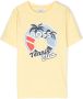 BOSS Kidswear T-shirt met logoprint Geel - Thumbnail 1