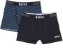 BOSS Kidswear Set boxershorts met monogram Blauw - Thumbnail 1