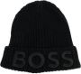 BOSS Kidswear Muts met geborduurd logo Zwart - Thumbnail 1