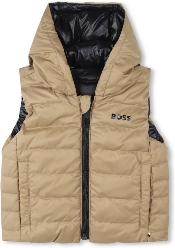 BOSS Kidswear Omkeerbare donsjas Zwart