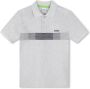 BOSS Kidswear Poloshirt met logoprint Grijs - Thumbnail 1