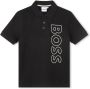 BOSS Kidswear Poloshirt met logoprint Zwart - Thumbnail 1
