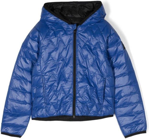 BOSS Kidswear Omkeerbaar jack Blauw