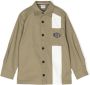 BOSS Kidswear Shirt met logopatch Bruin - Thumbnail 1
