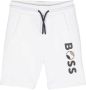 BOSS Kidswear Shorts met logoprint Wit - Thumbnail 1