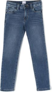 BOSS Kidswear Slim-fit jeans Blauw