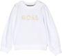 BOSS Kidswear Sweater met geborduurd logo Wit - Thumbnail 1