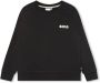 BOSS Kidswear Sweater met geborduurd logo Zwart - Thumbnail 1
