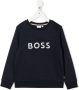 BOSS Kidswear Sweater met logoprint Blauw - Thumbnail 1