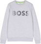 BOSS Kidswear Sweater met logoprint Grijs - Thumbnail 1