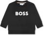 BOSS Kidswear Sweater met logoprint Zwart - Thumbnail 1