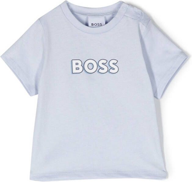 BOSS Kidswear T-shirt Blauw